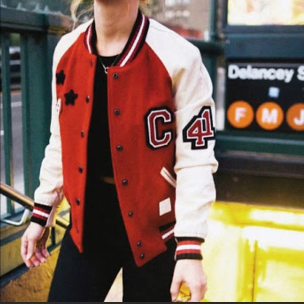 Coach Wool Leather Varsity Jacket RARE! - Picture 1 of 13